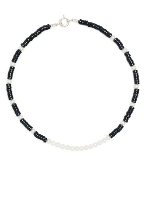 A Sinner in Pearls pearl shell bead necklace - Black