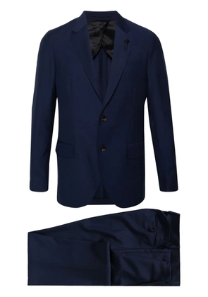 Lardini single-breasted wool suit - Blue