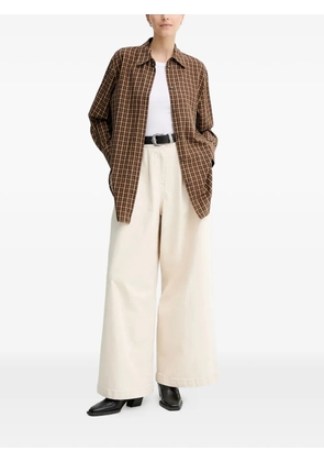 Marc O'Polo checked-pattern shirt - Brown