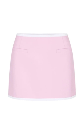 Iceberg contrasting-edges mini skirt - Pink