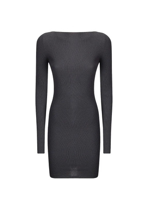 Rick Owens Al open-back mini dress - Grey