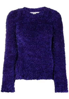Stella McCartney textured cropped jumper - Purple