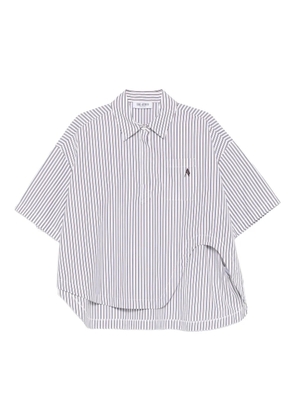 The Attico striped shirt - White