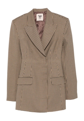 Aniye By notched-lapel blazer - Brown