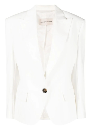 Alexandre Vauthier single-breasted blazer - White