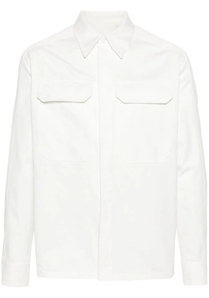 Jil Sander button-up cotton overshirt - White