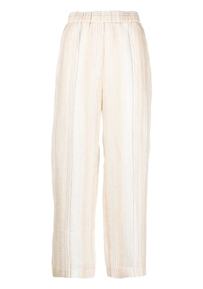 Peserico striped palazzo pants - Neutrals