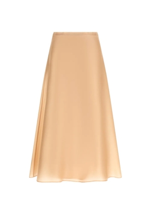Alberta Ferretti flared midi skirt - Neutrals