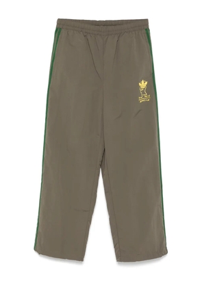 adidas x Brain Dead flocked-logo trousers - Green