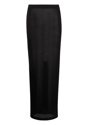 TOM FORD elasticated-waist maxi skirt - Black