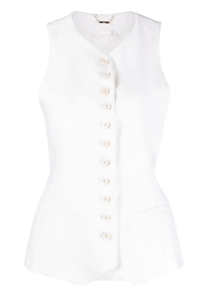 Chloé sleeveless button-up waistcoat - Neutrals
