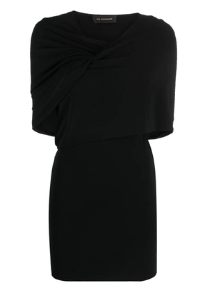 THE ANDAMANE twist-detail sleeveless minidress - Black