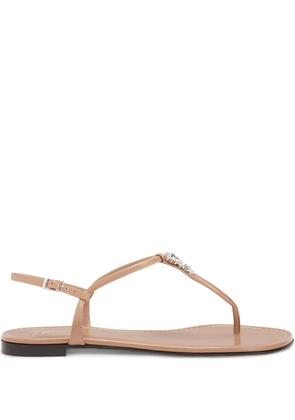 Giuseppe Zanotti Anyelle leather sandals - Neutrals