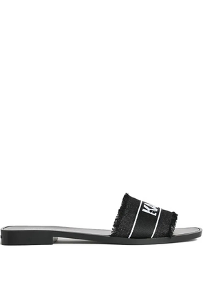 Karl Lagerfeld Skoot mules - Black