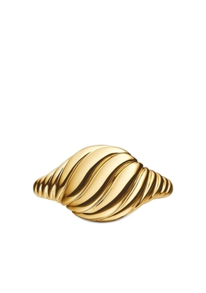 David Yurman 18K yellow gold mini Cable ring