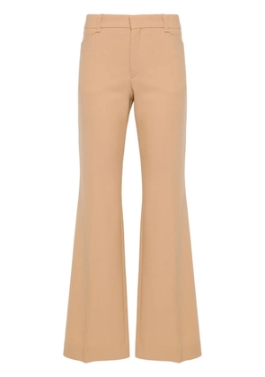 Chloé wool-blend flared trousers - Neutrals