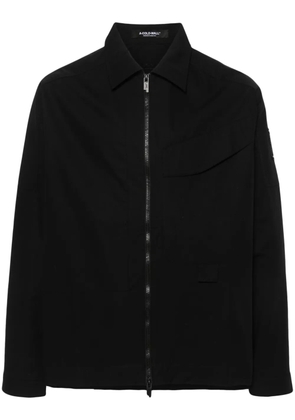 A-COLD-WALL* logo-embroidered ripstop overshirt - Black