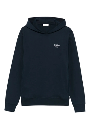 SANDRO logo-print hoodie - Blue