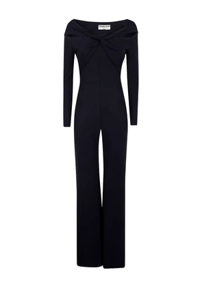 CHIARA BONI La Petite Robe twist-neck jumpsuit - Black