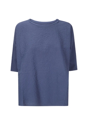 Labo Art crew-neck T-shirt - Blue