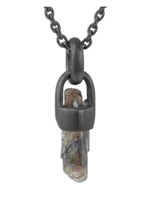 Parts of Four sterling silver Talisman Tanzanite necklace - Grey