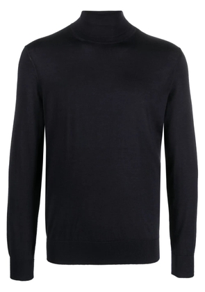 Zegna roll-neck long-sleeves jumper - Blue