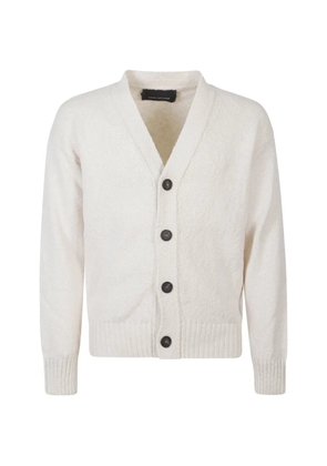 Tagliatore button-up V-neck cardigan - Neutrals