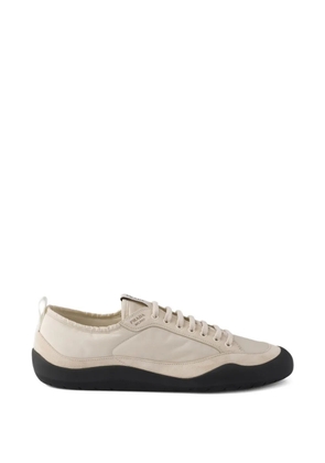 Prada Speedrock elastic-laces suede sneakers - Neutrals