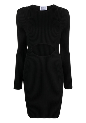 Wolford x Simkhai contoured ribbed-knit minidress - Black