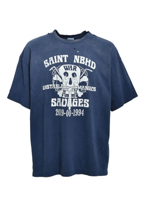 SAINT MXXXXXX graphic-print T-shirt - NVY