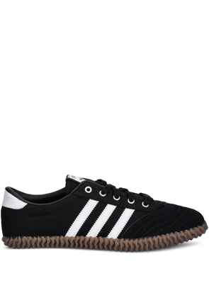 adidas Volley Plimsole three-stripe sneakers - Black