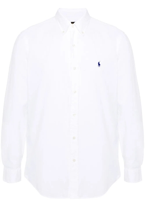Polo Ralph Lauren embroidered-logo cotton shirt - White