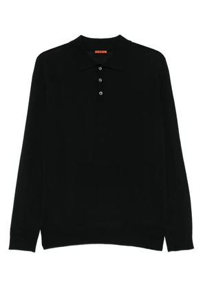 Barena long-sleeve polo shirt - Black