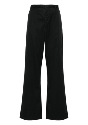 R13 high-waist wide-leg trousers - Black