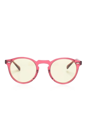 Oliver Peoples Gregory round-frame sunglasses - Pink