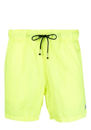 Department 5 stripe-print swim shorts - Yellow