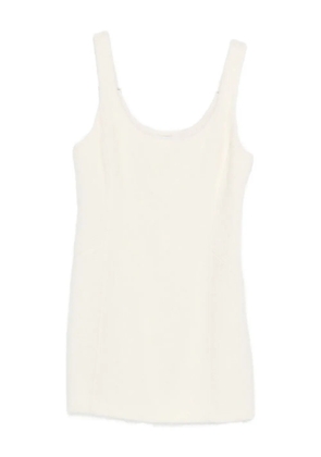 Patrizia Pepe wool-blend minidress - White