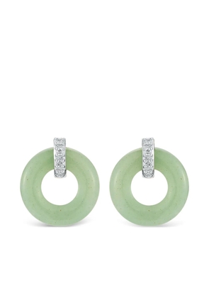 Mateo hoop earrings - Green