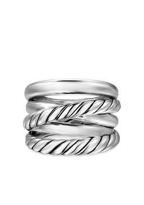 David Yurman sterling silver Five Row Cable ring