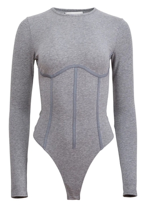 Fleur Du Mal panelled bodysuit - Grey