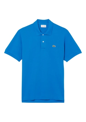 Lacoste short-sleeve logo-embroidered polo shirt - Blue