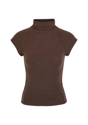 Reformation Pien short-sleeve T-shirt - Brown