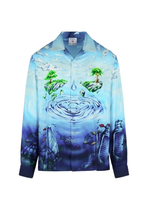 Casablanca Lost Atlantis printed shirt - Blue