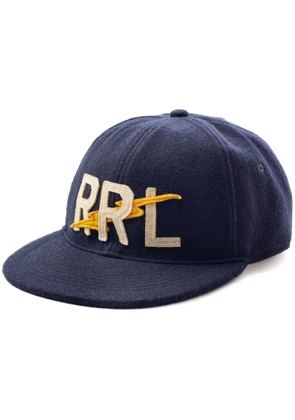 Ralph Lauren RRL logo-applique felted baseball cap - Blue
