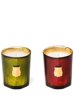 TRUDON Astral Gabriel and Gloria scented candles (set of two) - Green