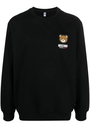 Moschino Leo Teddy-print sweatshirt - Black