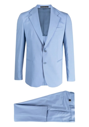 Low Brand notched-lapels single-breasted suit - Blue