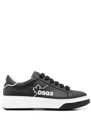 DSQUARED2 Bumper logo-print sneakers - Black