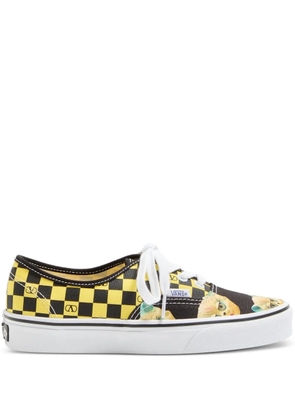 Valentino Garavani x Vans checkerboard-print sneakers - Yellow