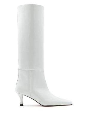 Proenza Schouler Trap leather knee-high boots - White